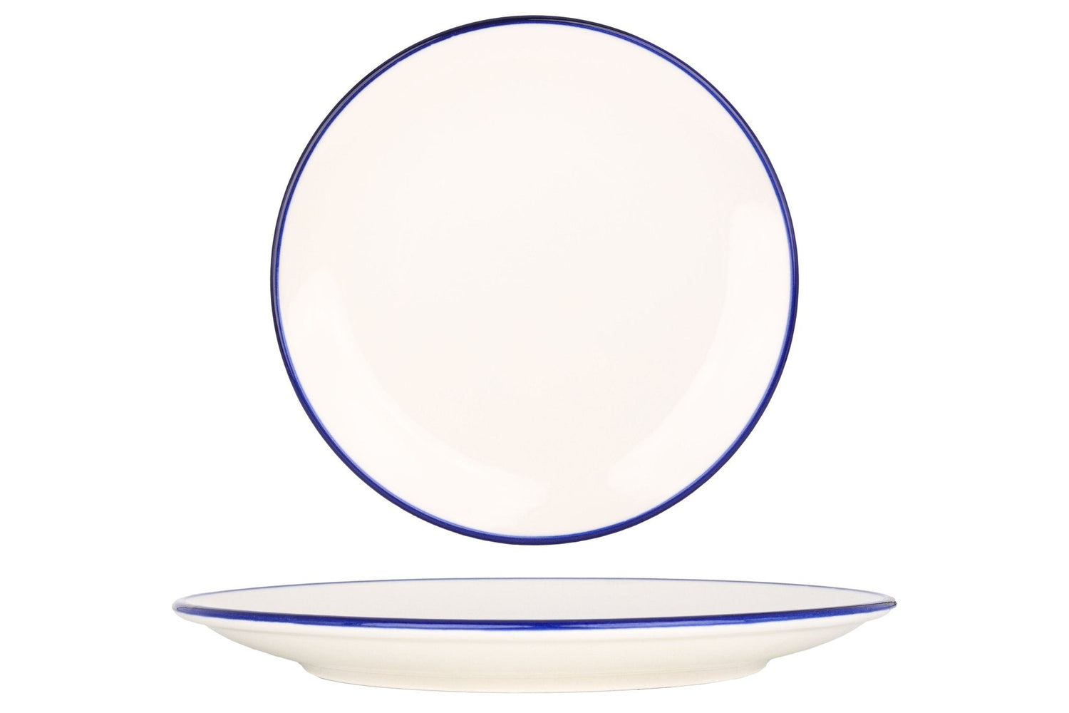 Rinart Dinerbord - Green Edge - Porselein - 30 cm - set van 6