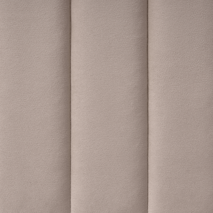 Beliani - LUNAN - Bed - Taupe - 120 x 200 cm - Fluweel