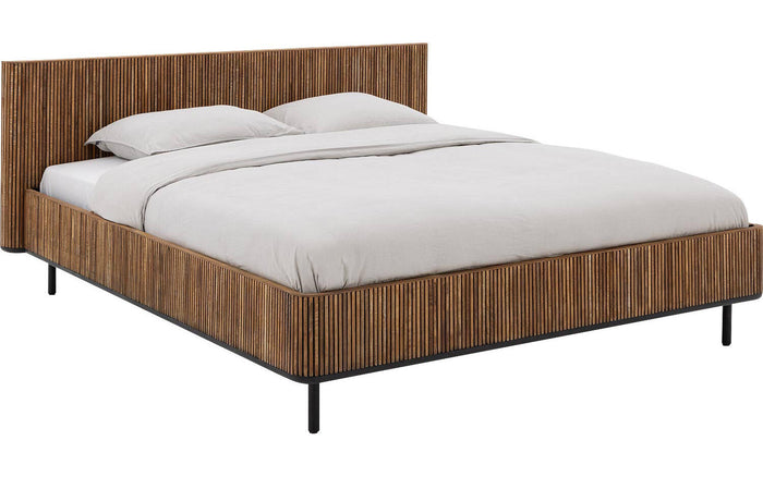 Goossens Bedframe Adel - 180 x 200 - Teak blank was - Hout