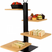 Cookinglife Etagere 4 Laags | Serveertoren + Schaaltje - Zwart Metaal