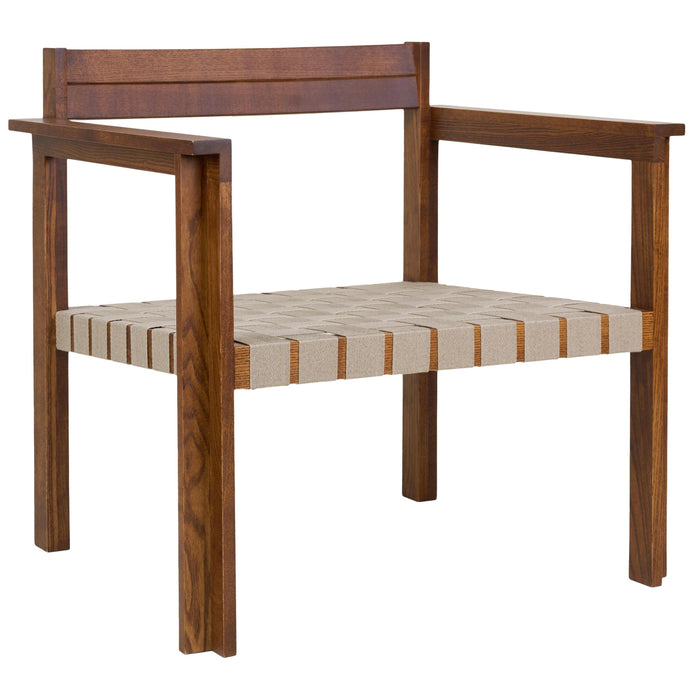 Symmetry fauteuil Honey Ash Wood | Oat Fabric