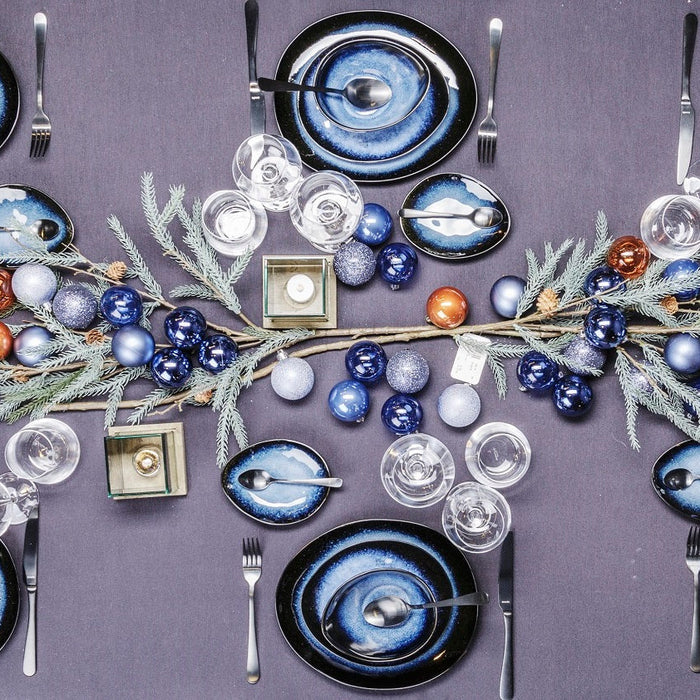 Cosy & Trendy Diepe Borden | Pastaborden Sapphire 19.5 x 16.5 cm - 4 Stuks