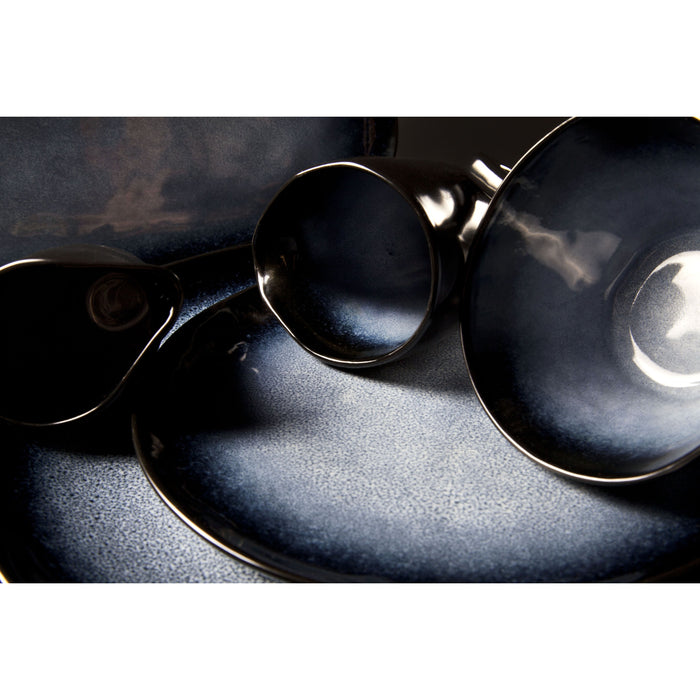 Cosy & Trendy Diepe Borden | Pastaborden Sapphire 19.5 x 16.5 cm - 4 Stuks