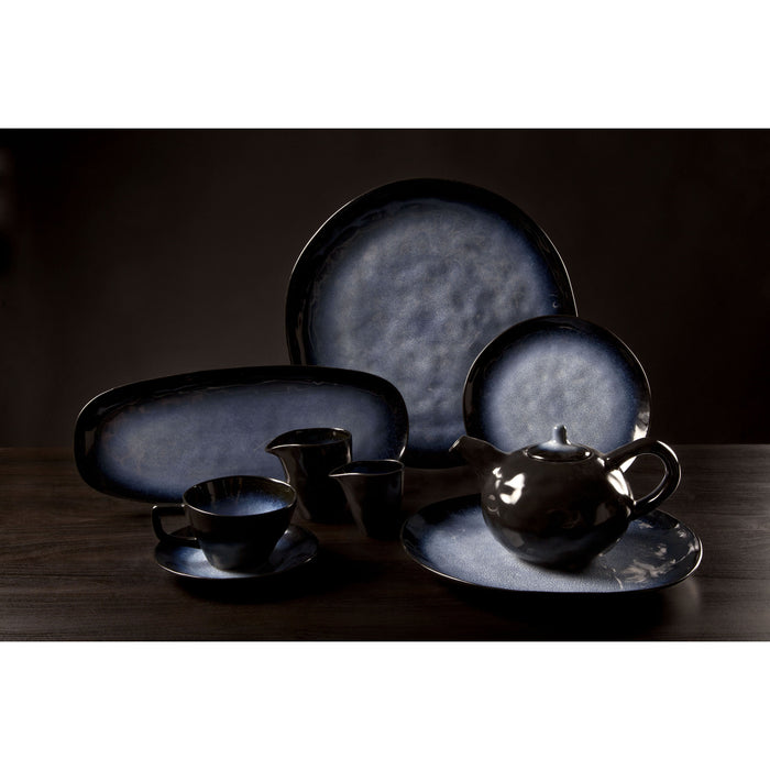 Cosy & Trendy Diepe Borden | Pastaborden Sapphire 19.5 x 16.5 cm - 4 Stuks