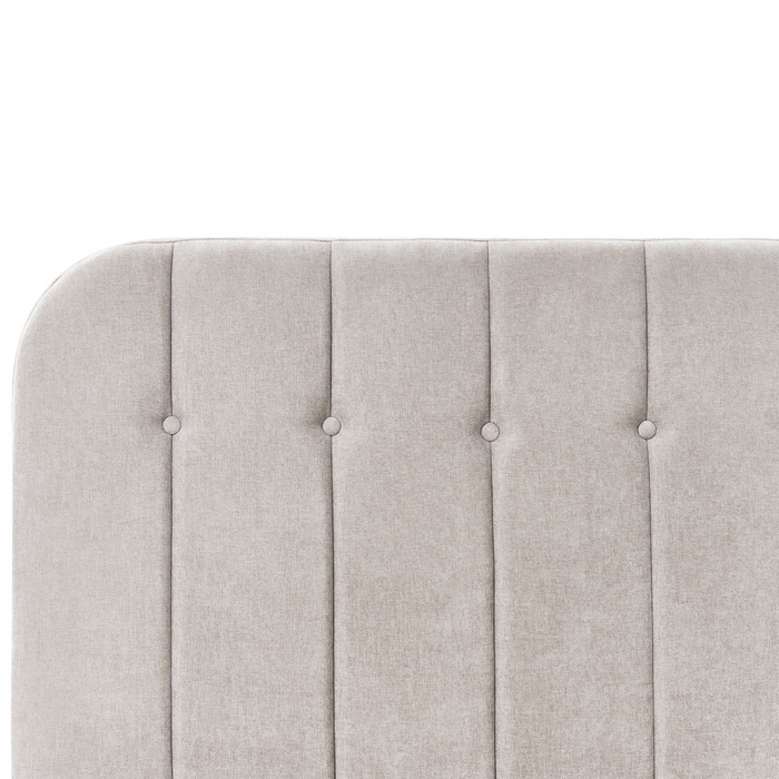 Beliani-CHALLANS-Bed met opbergruimte-Beige-140 x 200 cm-Polyester
