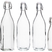 Cookinglife Beugelflessen Set - Transparant - 500 ml & 1 liter - 6 stuks
