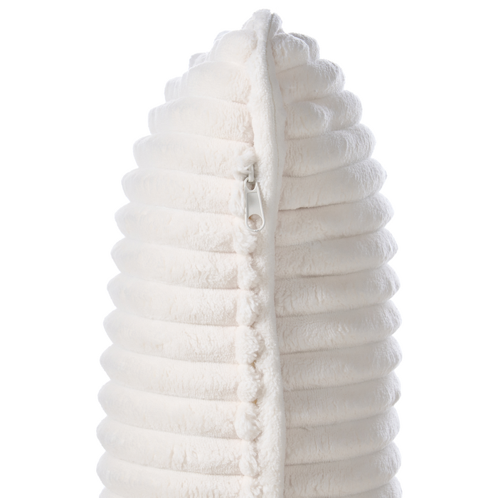 Beliani - SORSELE - Bureaustoel - Wit - Corduroy