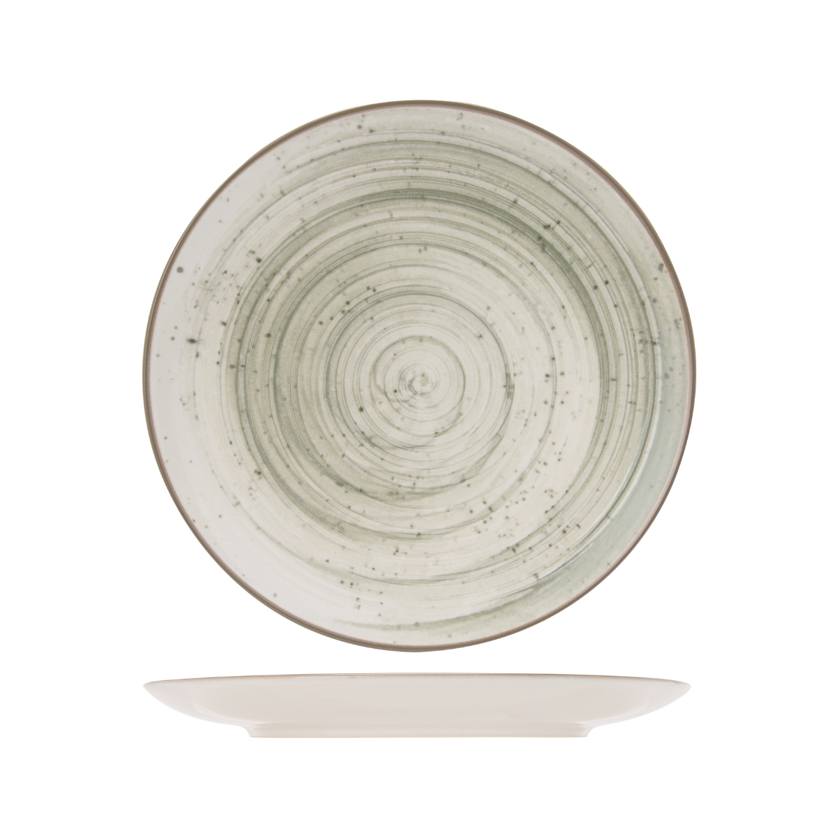 Cosy & Trendy Ontbijtborden | Dessertborden - Sintra Ivy Green ø 20 cm - 4 Stuks