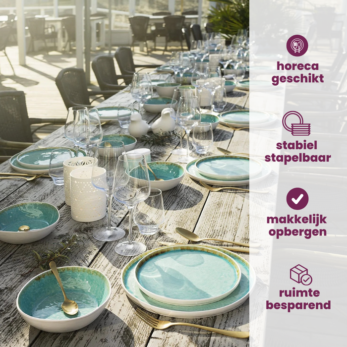 Cosy & Trendy Pizzaborden | Onderborden - Laguna Azzurro ø 31 cm - 4 Stuks