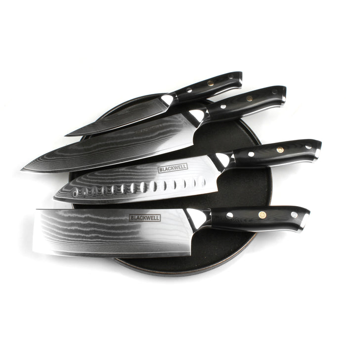 Blackwell Koksmes Japanse stijl - 67 lagen damaststaal - VG10 - 20 cm