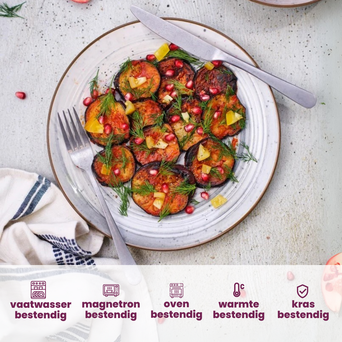 Cosy & Trendy Dinerborden Sintra Dusty Blue ø 26 cm - 4 Stuks