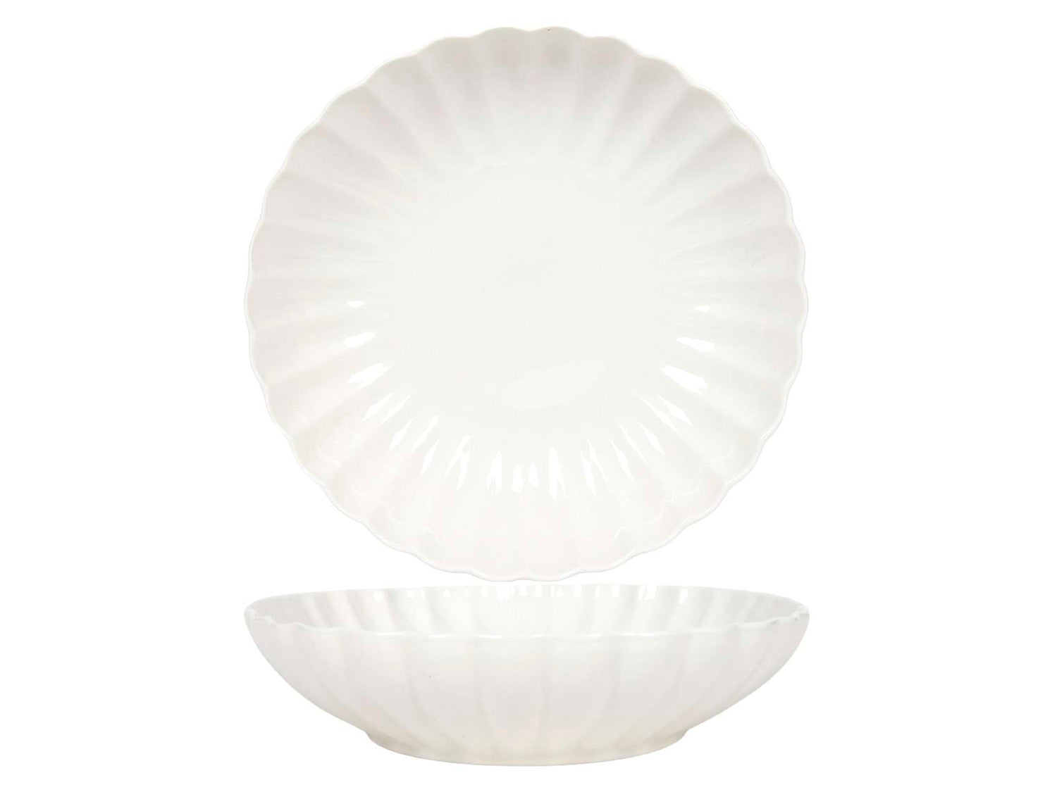 Cookinglife Diepe Borden Cardida Off White ø 20 cm - 6 Stuks