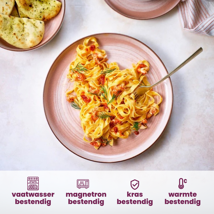 Cosy & Trendy Kommen Baltic Peach ø 14 cm - 6 stuks