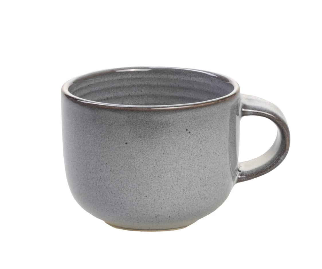 Cosy & Trendy Koffiekopjes Kentucky Grey 220 ml - 4 Stuks