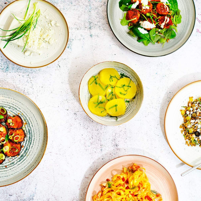 Cosy & Trendy Kommen Baltic Peach ø 14 cm - 6 stuks