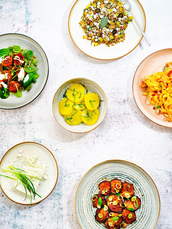 Cosy & Trendy Ontbijtborden | Dessertborden - Baltic Grey ø 20 cm - 6 stuks