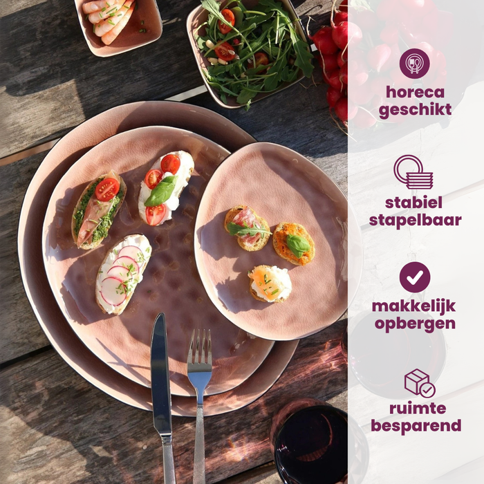 Cosy & Trendy Mokken | Bekers - Laguna Old Rose - 450 ml - 4 Stuks