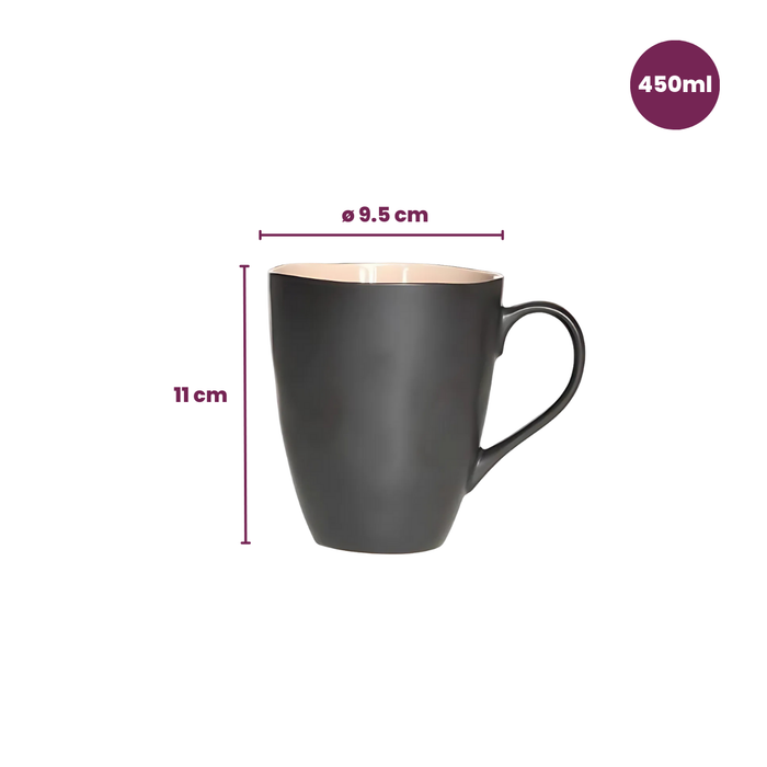 Cosy & Trendy Mokken | Bekers - Laguna Old Rose - 450 ml - 4 Stuks