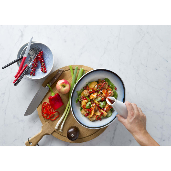 Cosy & Trendy Dinerborden Fez Blauw ø 28 cm - 4 Stuks