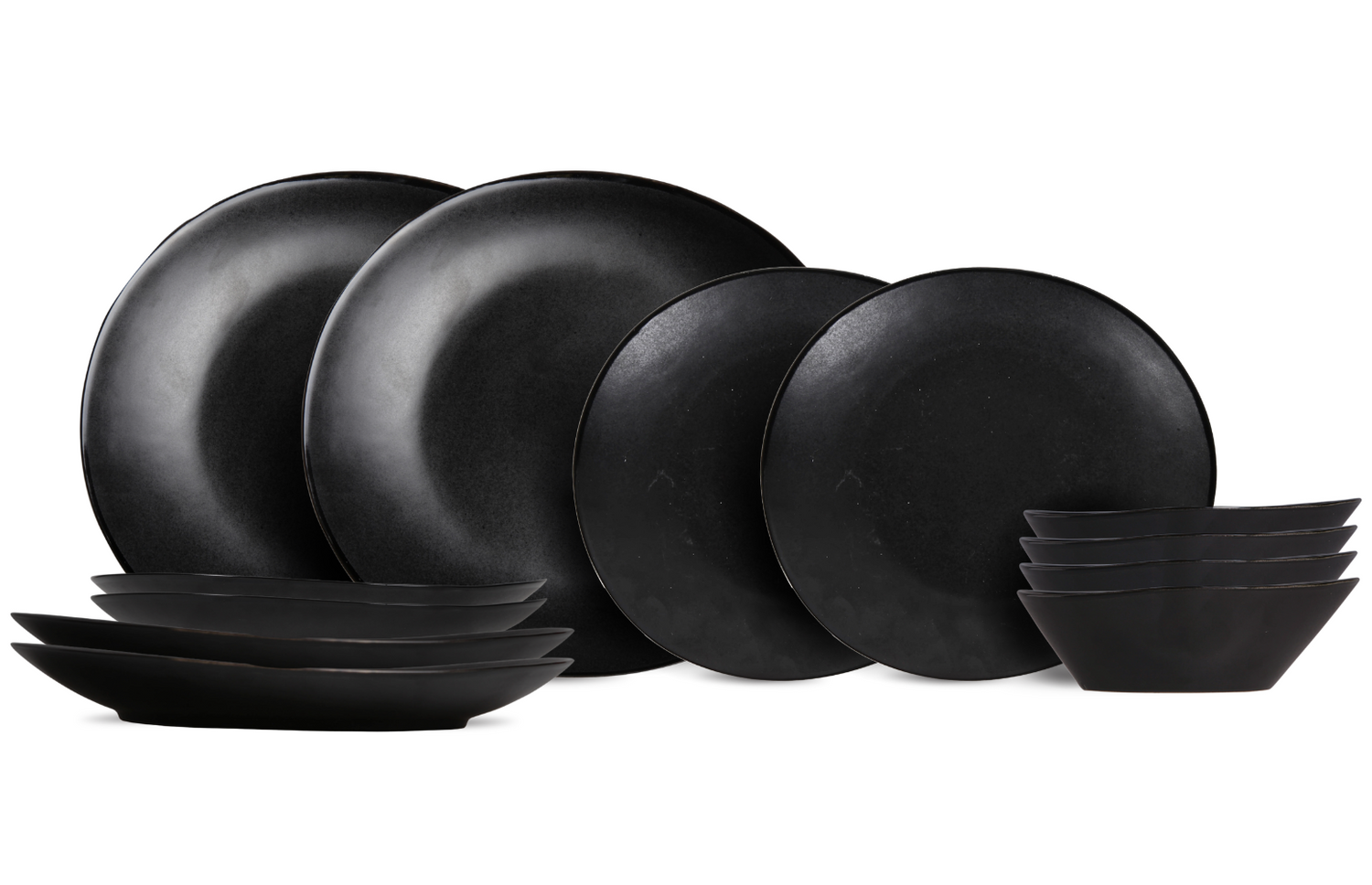 Cosy & Trendy Serviesset Vongola Black 12-Delig