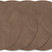 LIND DNA Onderzetters Nupo - Leer - Brown | Sand - dubbelzijdig - 13 x 11 cm - 4 Stuks