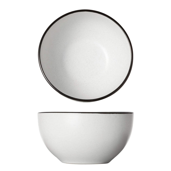 Cosy & Trendy Kommen - Soepkommen - Speckle Wit - ø 14 cm - 6 stuks