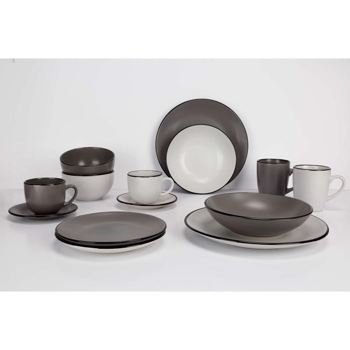 Cosy & Trendy Kommen - Soepkommen - Speckle Wit - ø 14 cm - 6 stuks