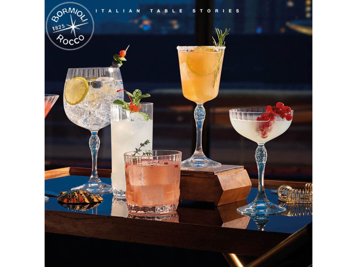 Bormioli Rocco Cocktailglazen | Whiskey Glazen | Waterglazen America 20's - 380 ml - 6 stuks