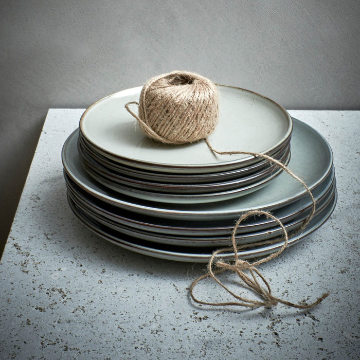 ONA Diepe Borden Pastaborden Freckles Groen ø 19.5 cm - 4 Stuks