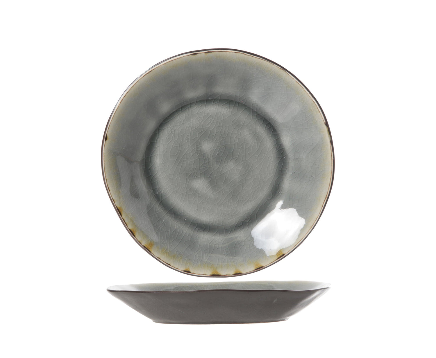 Cosy & Trendy Schotels Laguna Blue Grey ø 15 cm - 4 Stuks