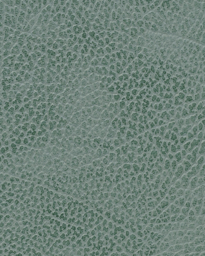 LIND DNA Onderzetters Hippo - Leer - Pastel Green - ø 10 cm - 4 Stuks