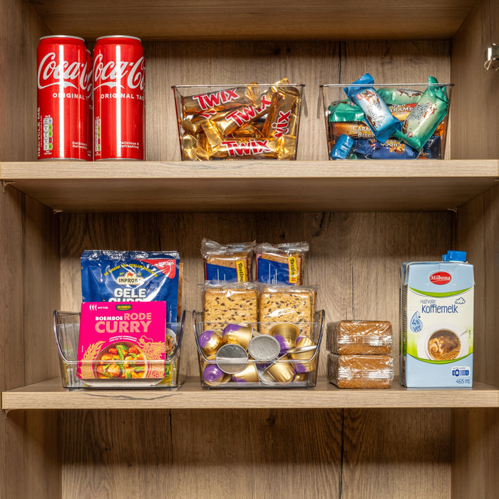 XIVADA Keukenkast organizers Rona - Met Dividers - PET - Set van 3