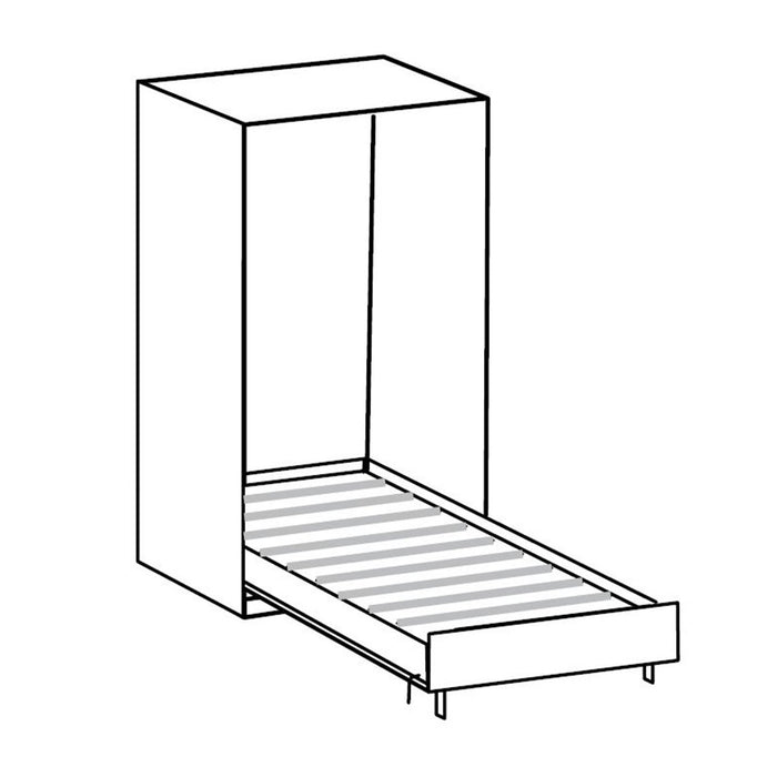 Calicosy - Verticaal opklapbaar bed - H213 cm
