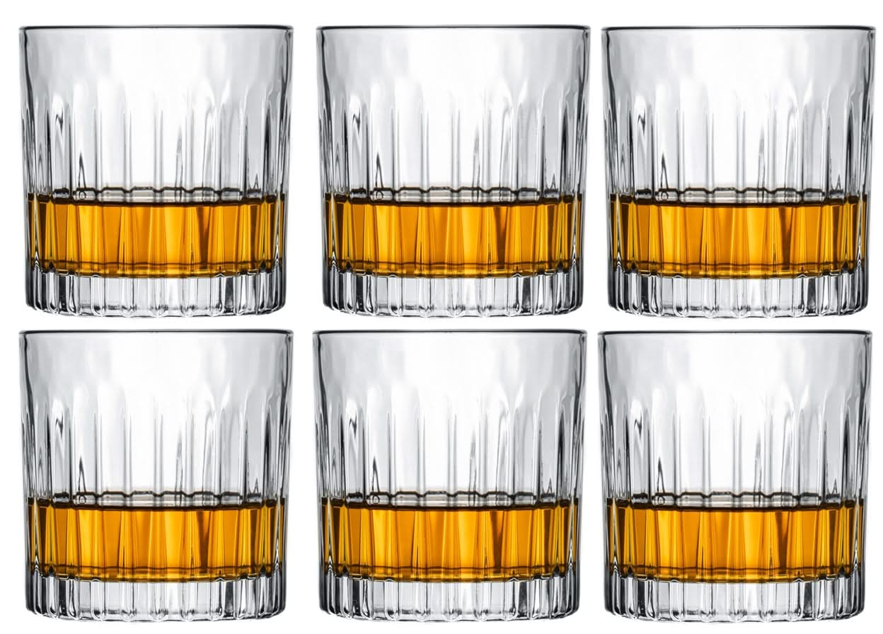 Cookinglife Whiskey Glazen | Cocktailglazen | Waterglazen Moville - 320 ml - 6 stuks