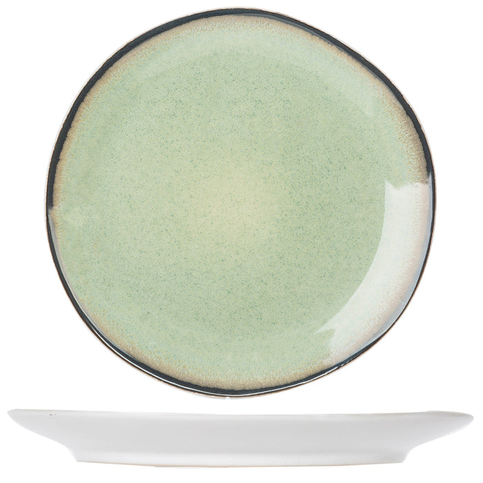 Cosy & Trendy Serviesset | Bordenset Fez Groen - 8-delig | 4 personen - 4 dinerborden en 4 ontbijtborden