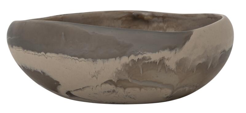 MUST Living Bowl Rafael Black|Brown small,±9xØ25 cm, black|brown sw...