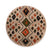 Boho&me Rond hoogpolig vloerkleed bohemian Artisan - beige|multi - 80
