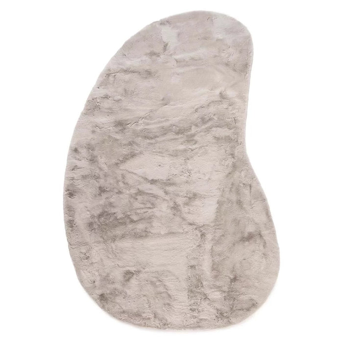 Tapeso Fluffy vloerkleed organisch - Comfy Plus lichtgrijs - 180x276