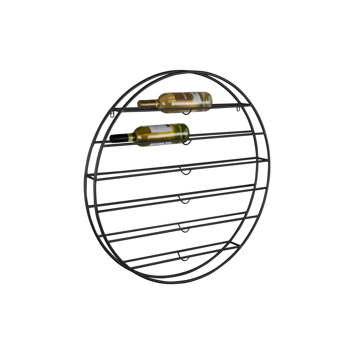 Vtw Living - Wijnrek van Metaal - Zwart