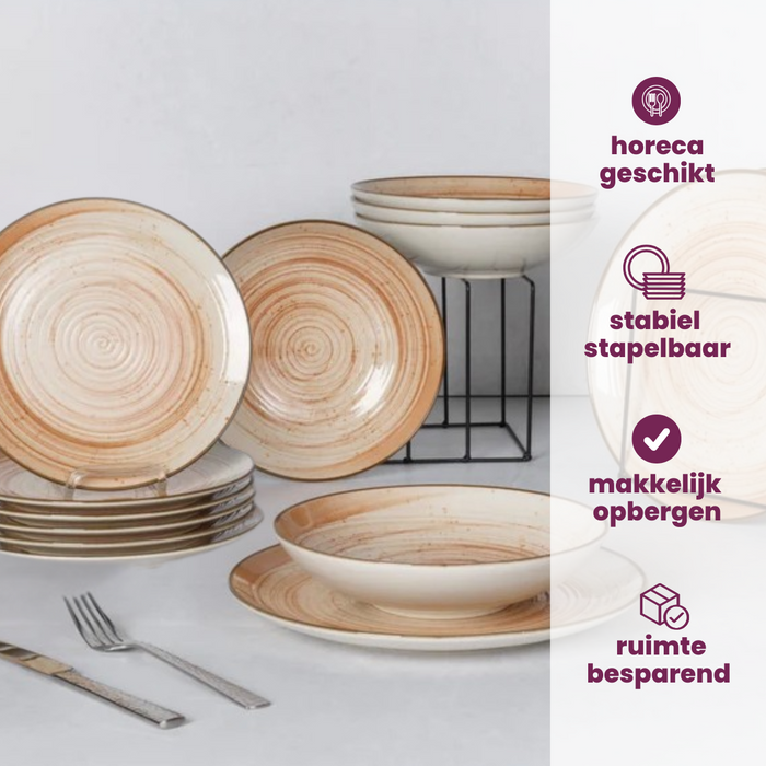 Cosy & Trendy Soepkommen | Kommen - Sintra Terracotta ø 16 cm - 4 Stuks