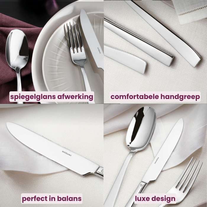 Sambonet Bestekset Flat - RVS - 36 delig | 6 personen