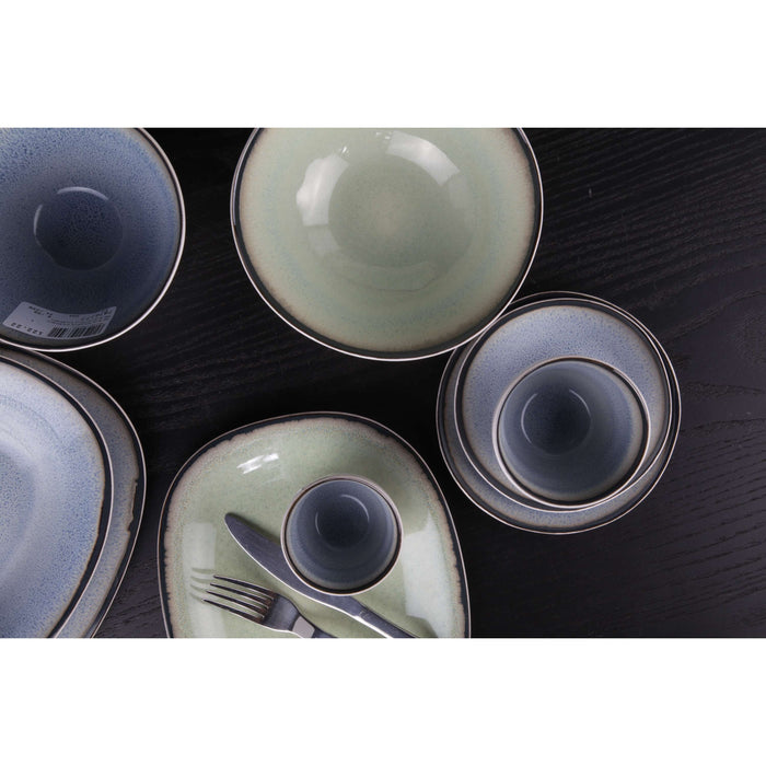 Cosy & Trendy Diepe Borden Fez Groen 18 x 22 cm - 4 Stuks