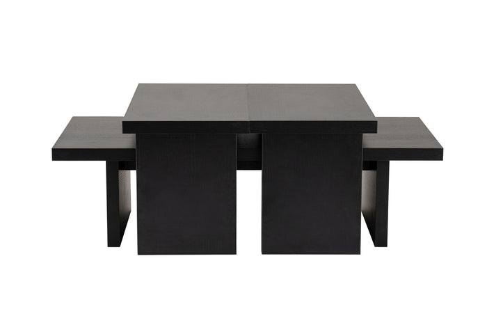 Giga Meubel - Salontafel Rechthoek Zwart - 110x45x42cm - Sanctuary