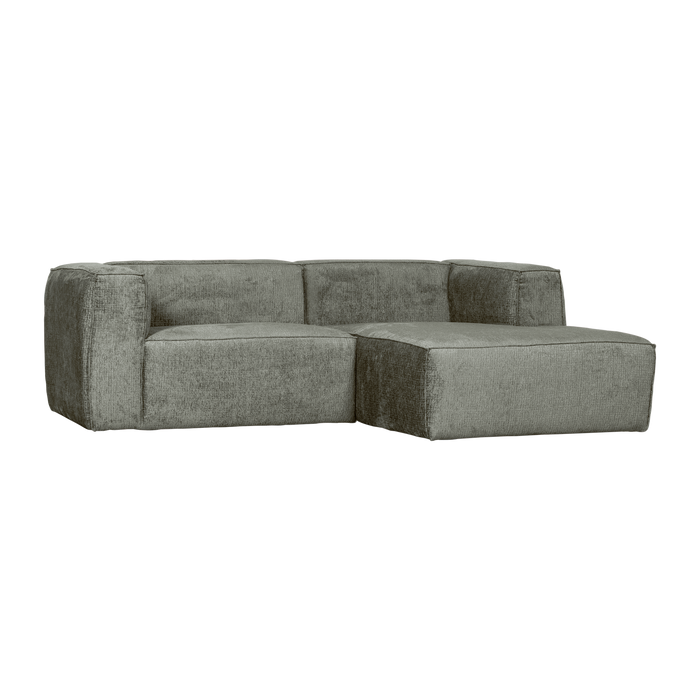 WOOOD Bean Chaise Longue Bank Rechts - Structure Velvet - Waterplant