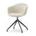Nolon Nola-Otis Eetkamerstoel Cotton Beige - Draaibaar Zwart Onderstel