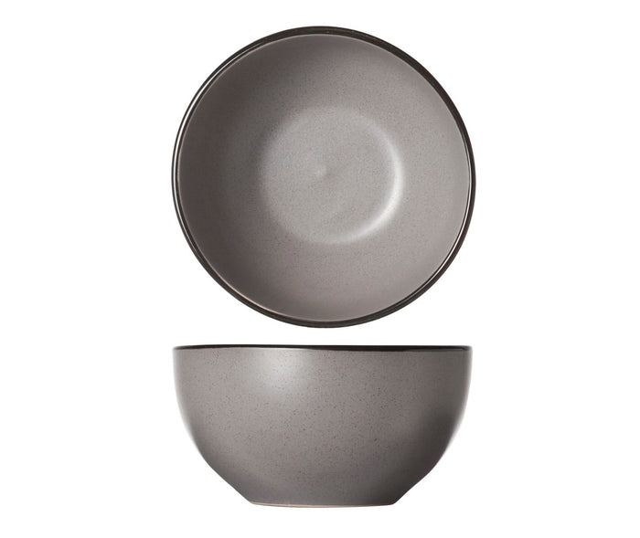 Cosy & Trendy Kommen - Soepkommen - Speckle Grijs - ø 14 cm - 6 stuks