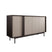 Meubella - Antigo - Dressoir - Beige|Antraciet - 163x43x87 cm