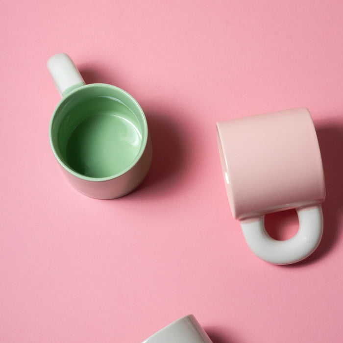 ONA Beker - Koffiemok - Lola - Grijs - 330 ml