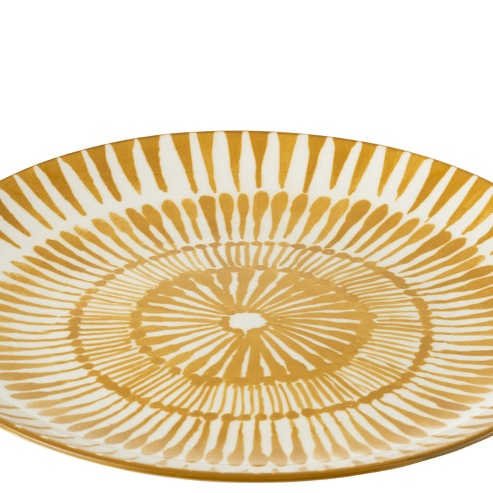 J-Line bord Jam - porselein - wit|oker