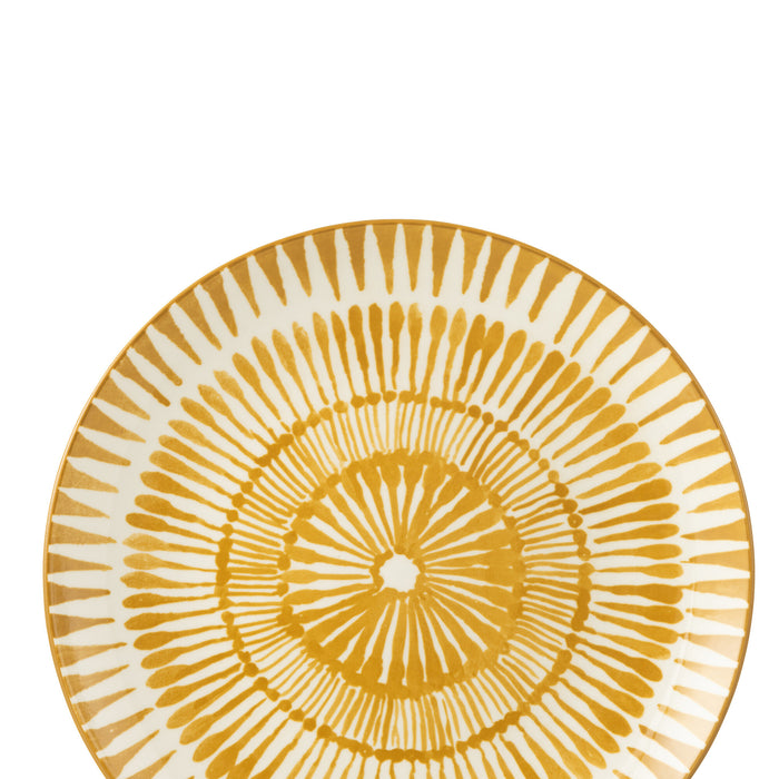 J-Line bord Jam - porselein - wit|oker